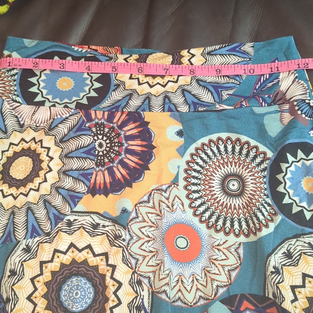 Salaam Printed Asymmetrical Skirt Size Small - Picture 5 of 6